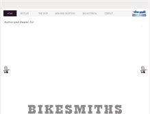 Tablet Screenshot of bikesmiths.com