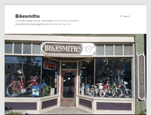 Tablet Screenshot of bikesmiths.net